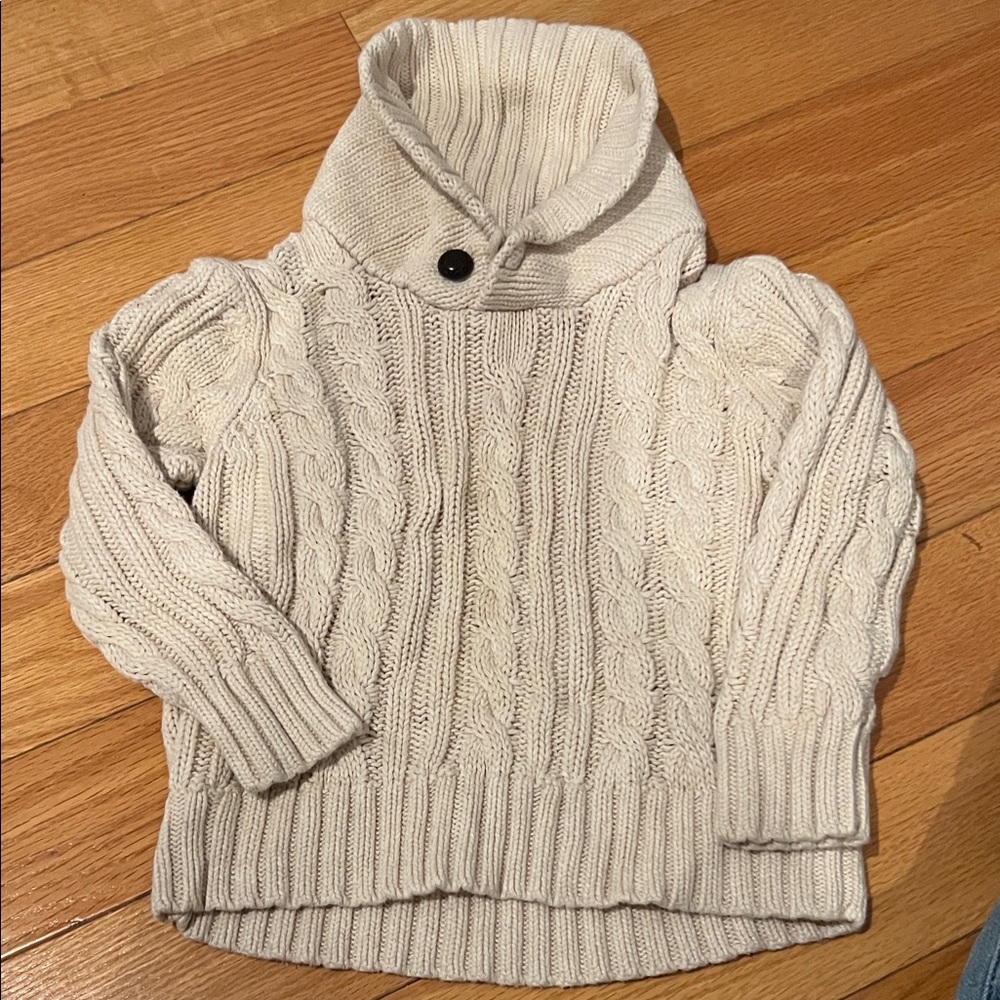 Old Navy Cream Cowl Neck Sweater